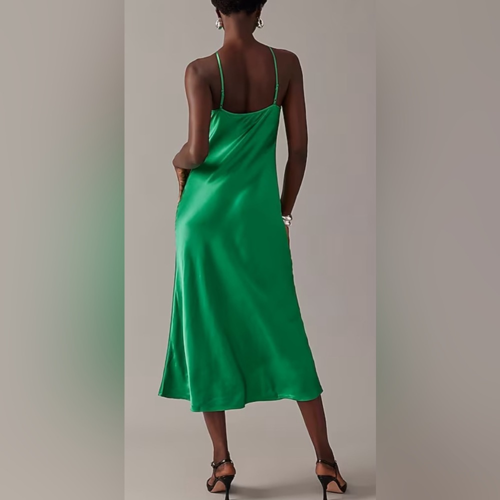 NEW J Crew Collection Slip Dress in Luster Crepe!!! - Picture 2 of 4